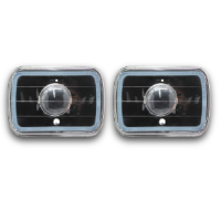 6052 Smoke Projector with Neon Angel Eye Ring Headlamp Set