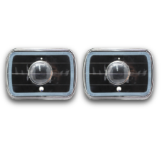 6052 Smoke Projector with Neon Angel Eye Ring Headlamp Set