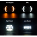 7 Inch LED Headlight for Nissan 1400/Colt/Wrangler/Hilux (pair)