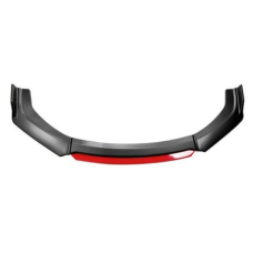 Universal 4 Piece Front Spoiler with Red Universal 4 Piece Front Spoiler with Red
