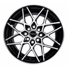 14" RH Octane 4/100/108 Gloss Black Machined Alloy Wheels
