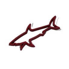 Paul and Shark Red Sticker Badge