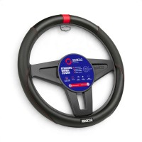 Sparco Black / Red Steering Wheel Cover