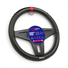 Sparco Black / Red Steering Wheel Cover