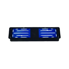 Number Plate Holder Bracket with Metal Backing – 530x120mm (Blue) Number Plate Holder Bracket with Metal Backing – 530x120mm (Blue)