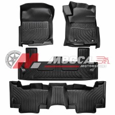 Prado 2008-2024 7 Seater TPE Moulded Mat Set