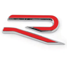 Golf 8 Style R Boot Badge Red