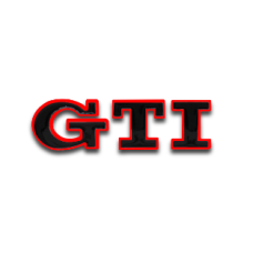 GTI Black/Red Boot Badge