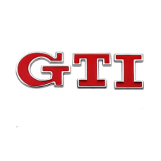 GTI Rear Boot Badge Red