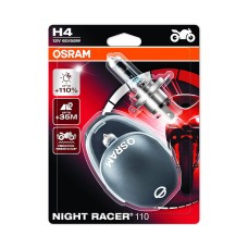 H4 Osram Night Racer 110 Motorcycle Headlight Bulbs 