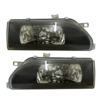 Toyota Corolla AE92 1993-1996 Crystal Black Headlamp Set Toyota Corolla AE92 1993-1996 Crystal Black Headlamp Set