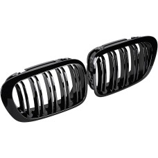 E46 2 Door Pre-face M3 Style Gloss Black Grilles