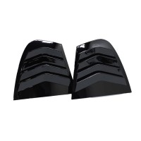 BMW E90 Gloss Rear Window Louvers