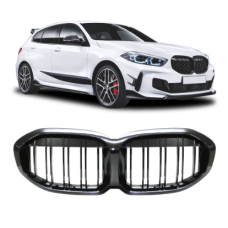 F40 M4 Style Double Slat Gloss Black Grill