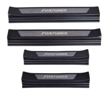 Fortuner 2016+ 4 Piece Door Sills Protector Black Fortuner 2016+ 4 Piece Door Sills Protector Black