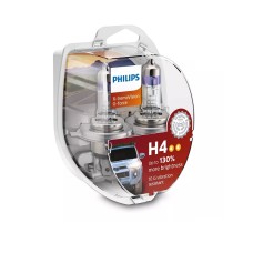 Philips H4 X-treme Vision G-force 55W Bulb Set