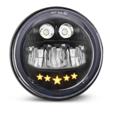 Universal LED 5.75" Star Design Headlamp Set