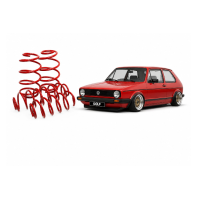 Golf 1 60/40MM Lowering Springs