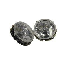Golf 1 Crystal outer Headlamps with Cross