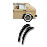 Golf 1 OE Style Gloss Black Rear Arches