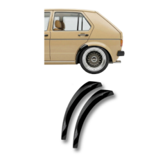 Golf 1 OE Style Gloss Black Rear Arches