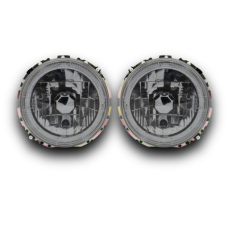 Golf 1 Smoke SMD Outer Head Lamp Set