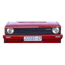 Golf 1 Single Debadged Grille