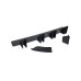 Golf  7 Max Double Fin Rear Bumper Diffuser