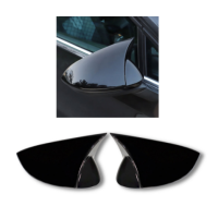 Golf 8 Stick on Mirror Covers Gloss Black