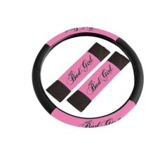 Bad Girl Steering Wheel Cover + Shoulder Pads