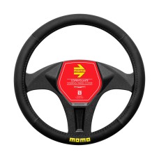 MOMO Easy Black & Black Steering Wheel Cover Medium MOMO Easy Black & Black Steering Wheel Cover Medium