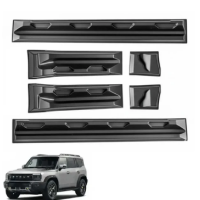 Jetour T2 Dark Knight 6 Piece Door Cladding Matt Black Jetour T2 Dark Knight 6 Piece Door Cladding Matt Black