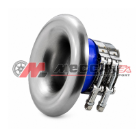 3" Velocity Turbo Stack Silver