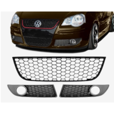Polo 2005-2009 GTI 3 Piece Bumper Grilles Polo 2005-2009 GTI 3 Piece Bumper Grilles