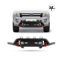 Ranger T6/T7 Front Styling Bar with Red Shackles