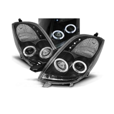 Yaris Hatch 2005-2008 Smoke Angel Eye Headlamp Set