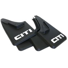 Golf 1 Mudflaps with White CITI logo